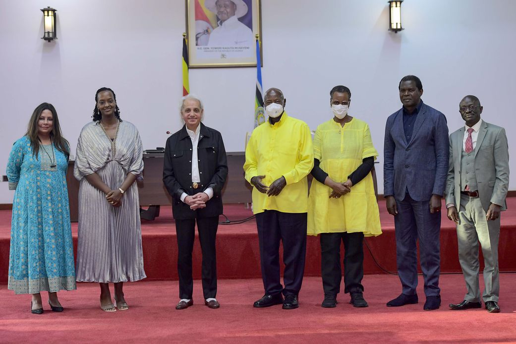 President Museveni hosted Benny Hinn