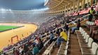 Fans at Namboole stadium