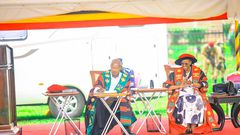 President Museveni and First Lady Janet at Makerere University