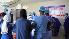 The surgery was carried out by a volunteer medical team from Türkiye,