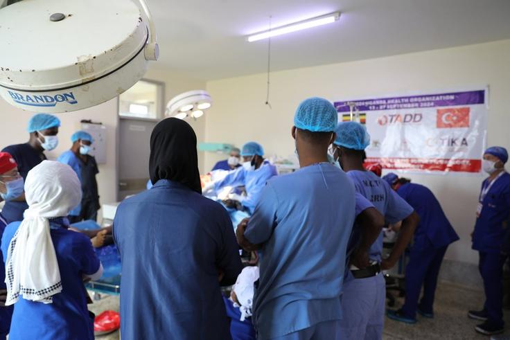 The surgery was carried out by a volunteer medical team from Türkiye,