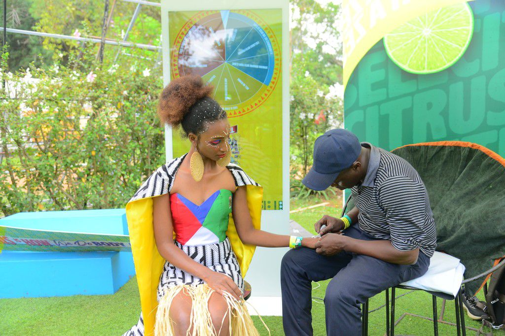 The event featured free tattoos