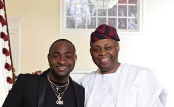 Davido and his father [Vanguard]
