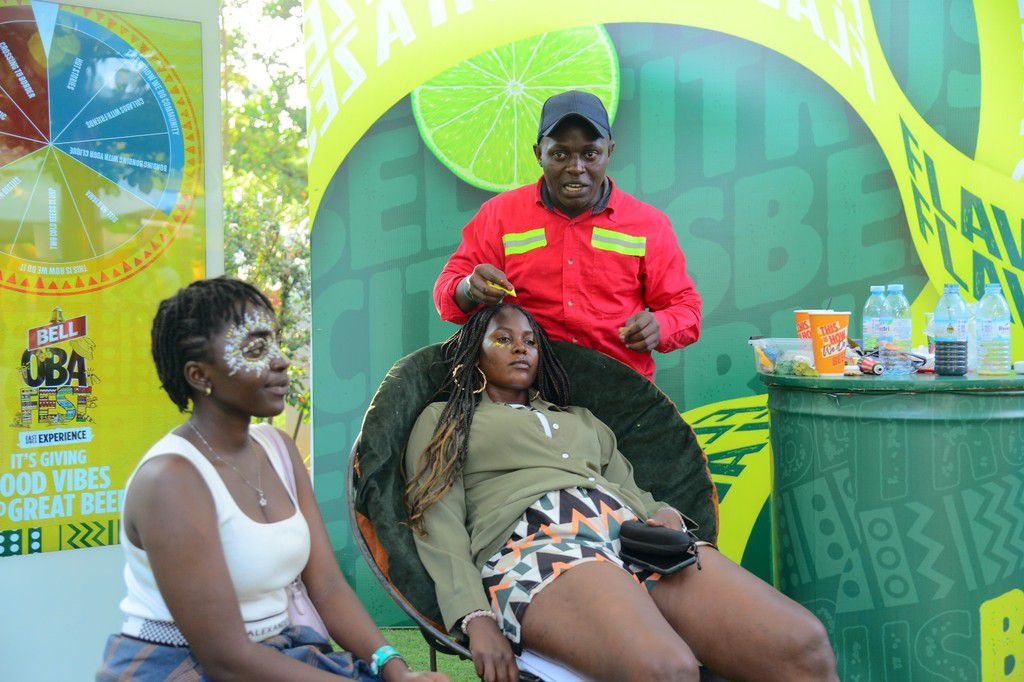 The festival featured facepainting and other fun activities