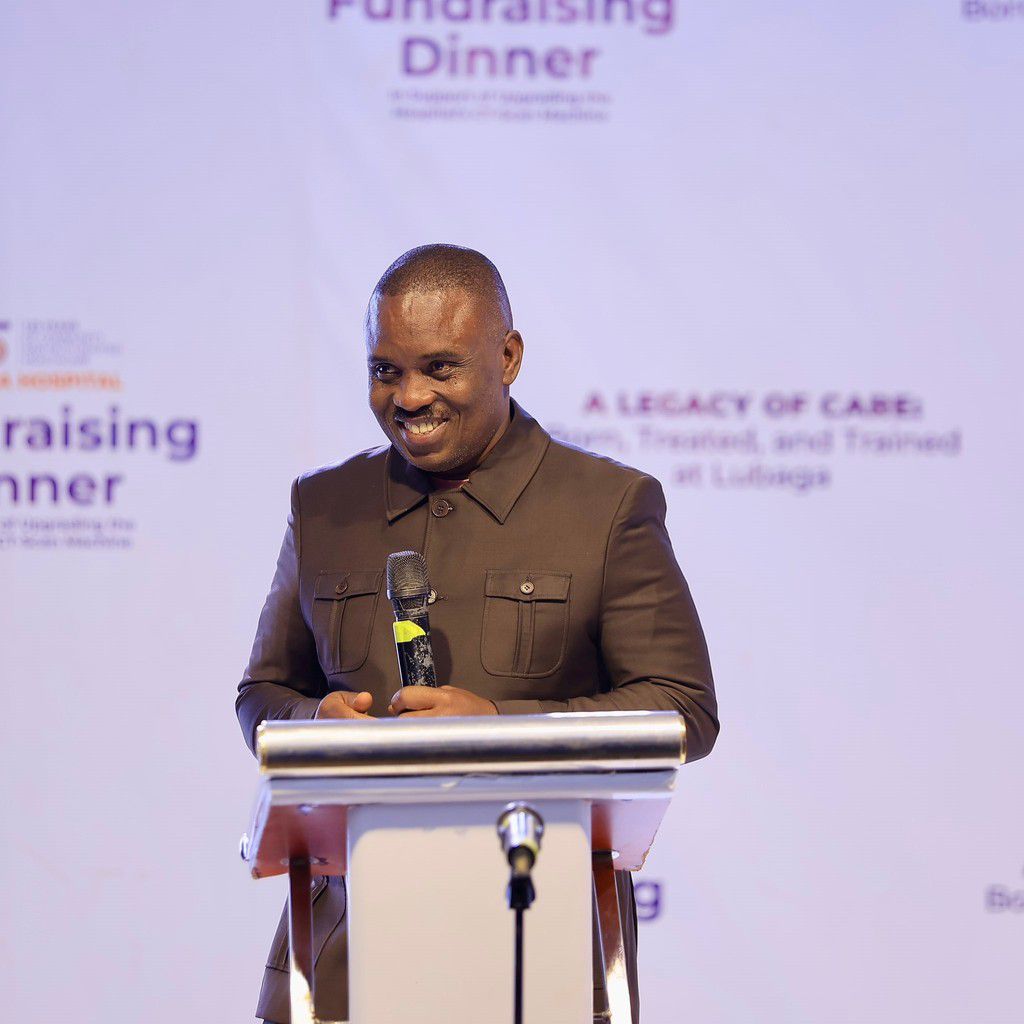 Kampala Lord Mayor Erias Lukwago addressing the guests