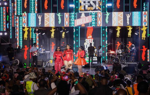 Blu 3 on stage at ObaFest last weekend
