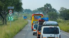 Traffic in Murchison Falls NP