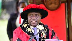 Makerere's new Chancellor Dr Chrispus Kiyonga