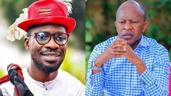 Bobi Wine and Frank Gashumba