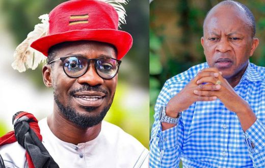 Bobi Wine and Frank Gashumba