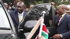 Deputy President Rigathi Gachagua boarding his official car