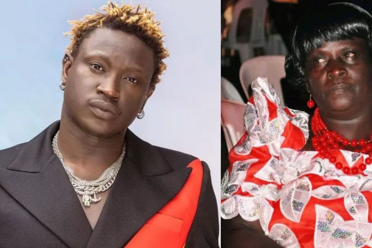 Gravity Omutujju and mother Jane Kajoina