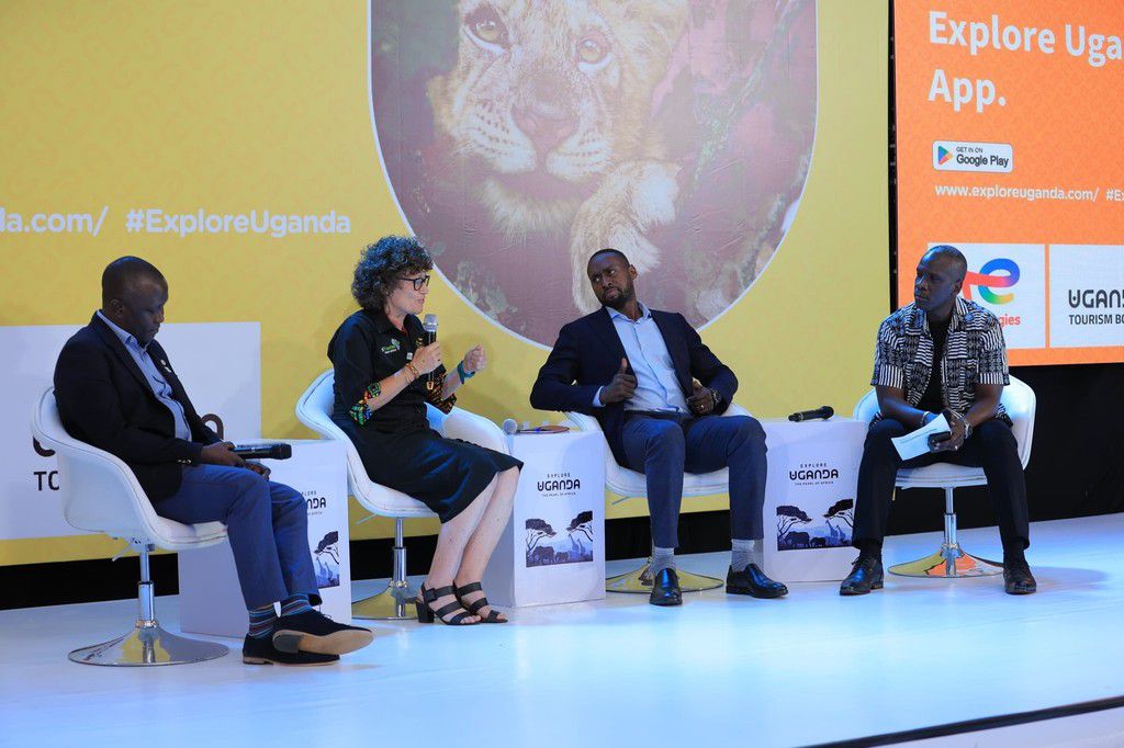 A panel discussion during the app lauch