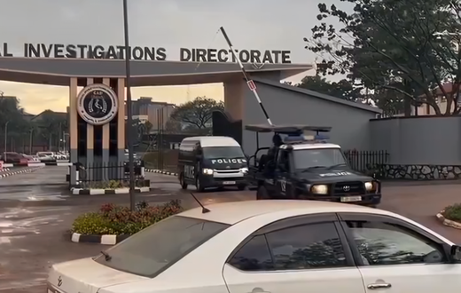 Former KCCA bosses leaving the CID offices