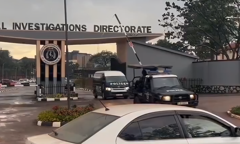 Former KCCA bosses leaving the CID offices