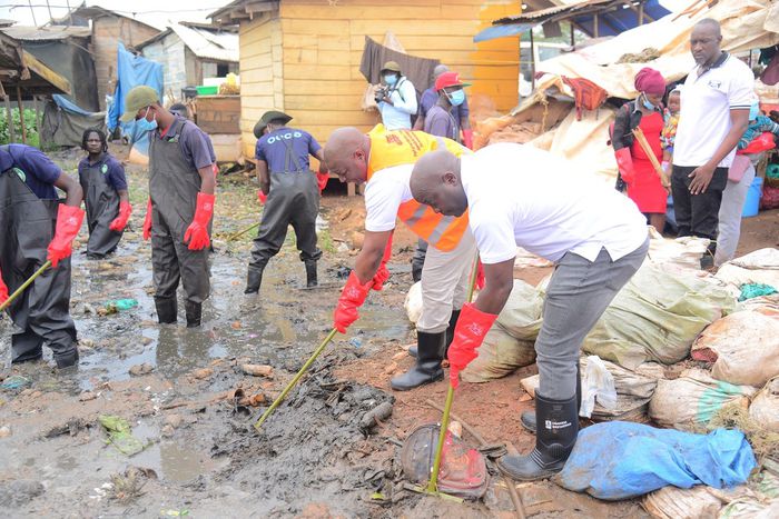 The initiative brought together key different stakeholders to clean up the landing site
