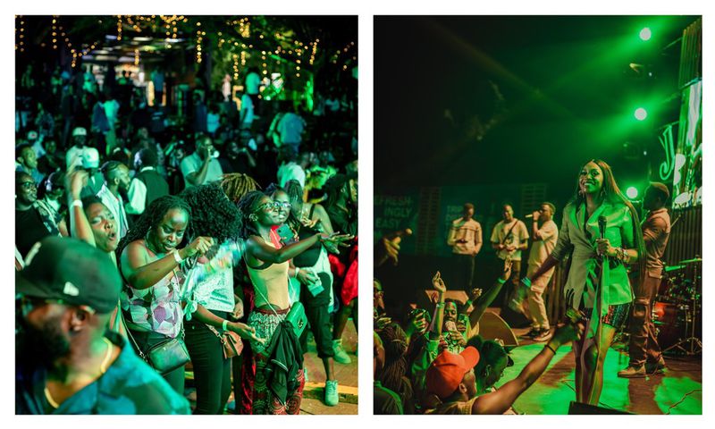Irene Ntale thrilled revellers at the Jameson Hangout on Saturday