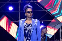 Lilian Mbabazi performing at Blankets and Wine