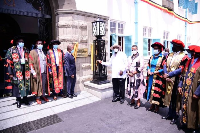 President Museveni commisioned the Makerere University Main Building