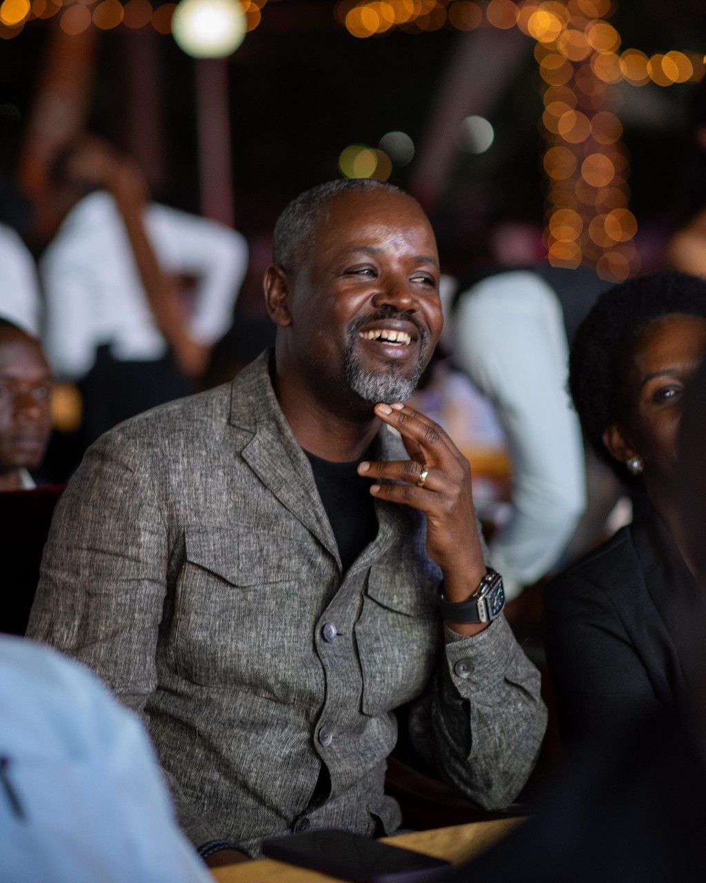 Deputy Speaker Thomas Tayebwa attended the Madrat and Chiko show at Sheraton