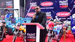 Plascon’s Managing Director, Santosh Gumte