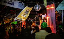 Ray-G performing at the pre-Bell Obafest experience at Soho Terrace Bar in Mbarara last Sunday