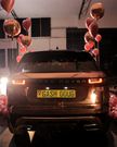 Gashumba's Range Rover Velar has personalised plates