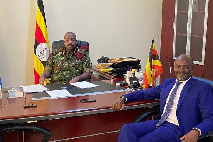 Andrew Mwenda and Gen Muhoozi Kainerugaba