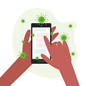 Taking your phone with you to the toilet increases the chances of spreading those germs [iStock]
