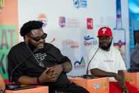 Chiko speaking to press