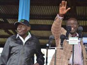 Rigathi Gachagua with the late Nderitu Gachagua