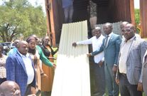 The sheets will be used to replace asbestos roofing on some schools in the sub region