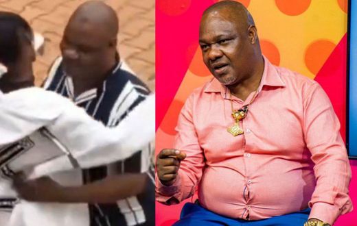 Left: Screengrab from the video. Right: Emmanuel Lwasa