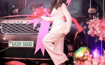 Sheilah Gashumba unveiled her Ranger Rover Velar on Saturday, October 19.