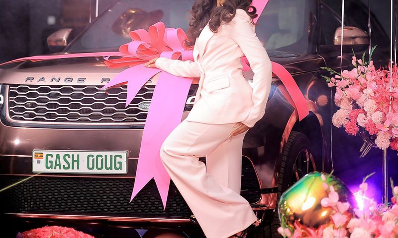 Sheilah Gashumba unveiled her Ranger Rover Velar on Saturday, October 19.