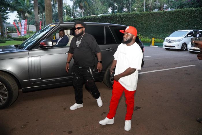 Madrat and Chiko at the Kampala Sheraton