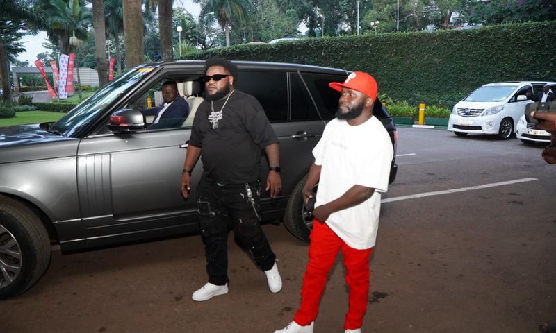 Madrat and Chiko at the Kampala Sheraton