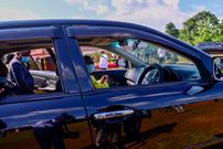 Nakampi in her car