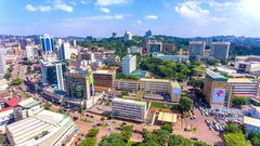 Kampala City aerial