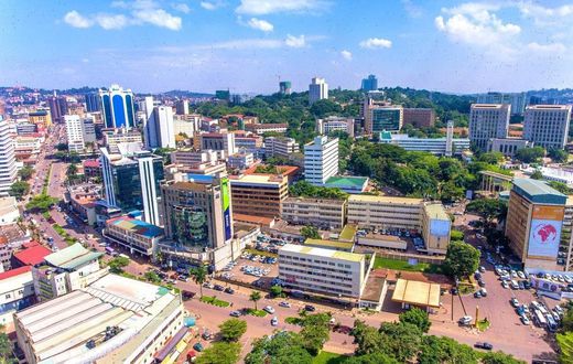 Kampala City aerial