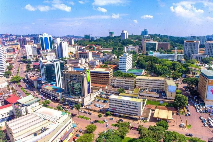 Kampala City aerial