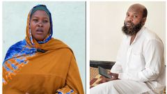 Zula Nakisuyi and her husband, Haji Ali Mwizerwa