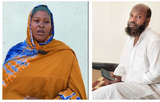 Zula Nakisuyi and her husband, Haji Ali Mwizerwa