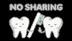 You shouldn't share someone else's toothbrush [GuernseyDentalAssociation]