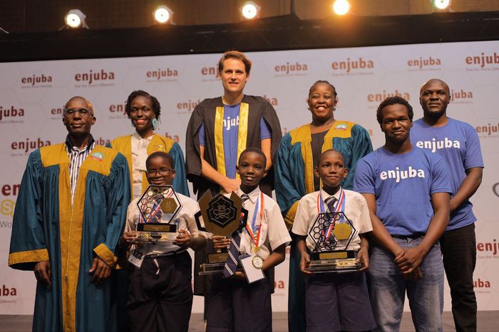 Pupils from Greenhill Academy Primary School, Kibuli,