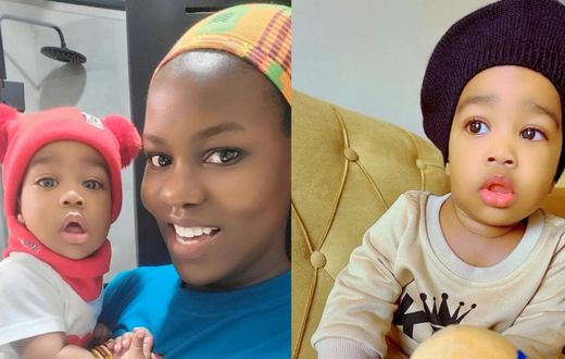 Faridah Nakazibwe and son