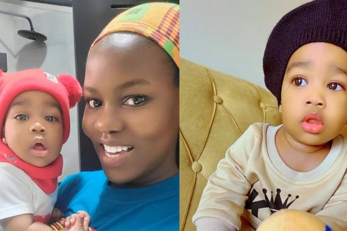 Faridah Nakazibwe and son