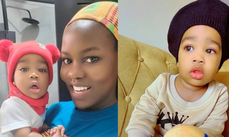 Faridah Nakazibwe and son