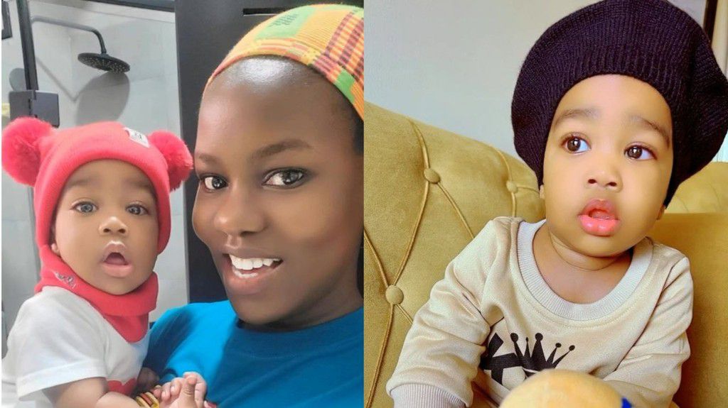 Faridah Nakazibwe and son
