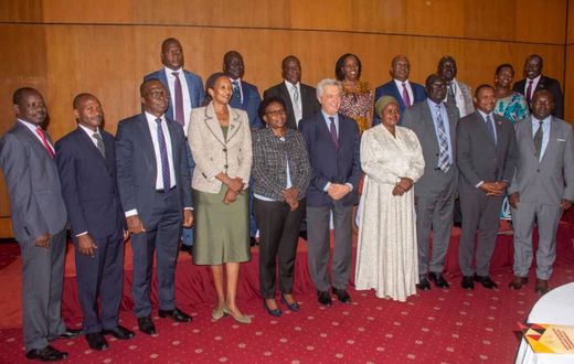 United Nations High Commissioner for Refugees, Filippo Grandi, met with Ugandan government officials at the Serena Hotel in Kampala on 22nd October 2024.